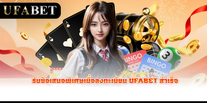 รับข้อเสนอพิเศษเมื่อลงทะเบียน UFABET สำเร็จ